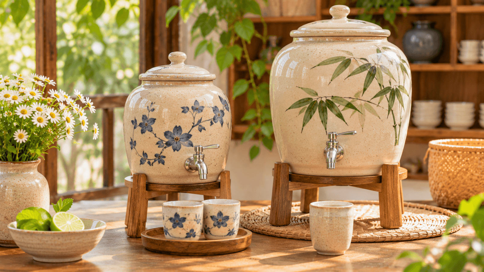 Bình Nước Đẹp Có Vòi: Chọn Cỡ 5L Hay 10L Cho Gia Đình, Văn Phòng