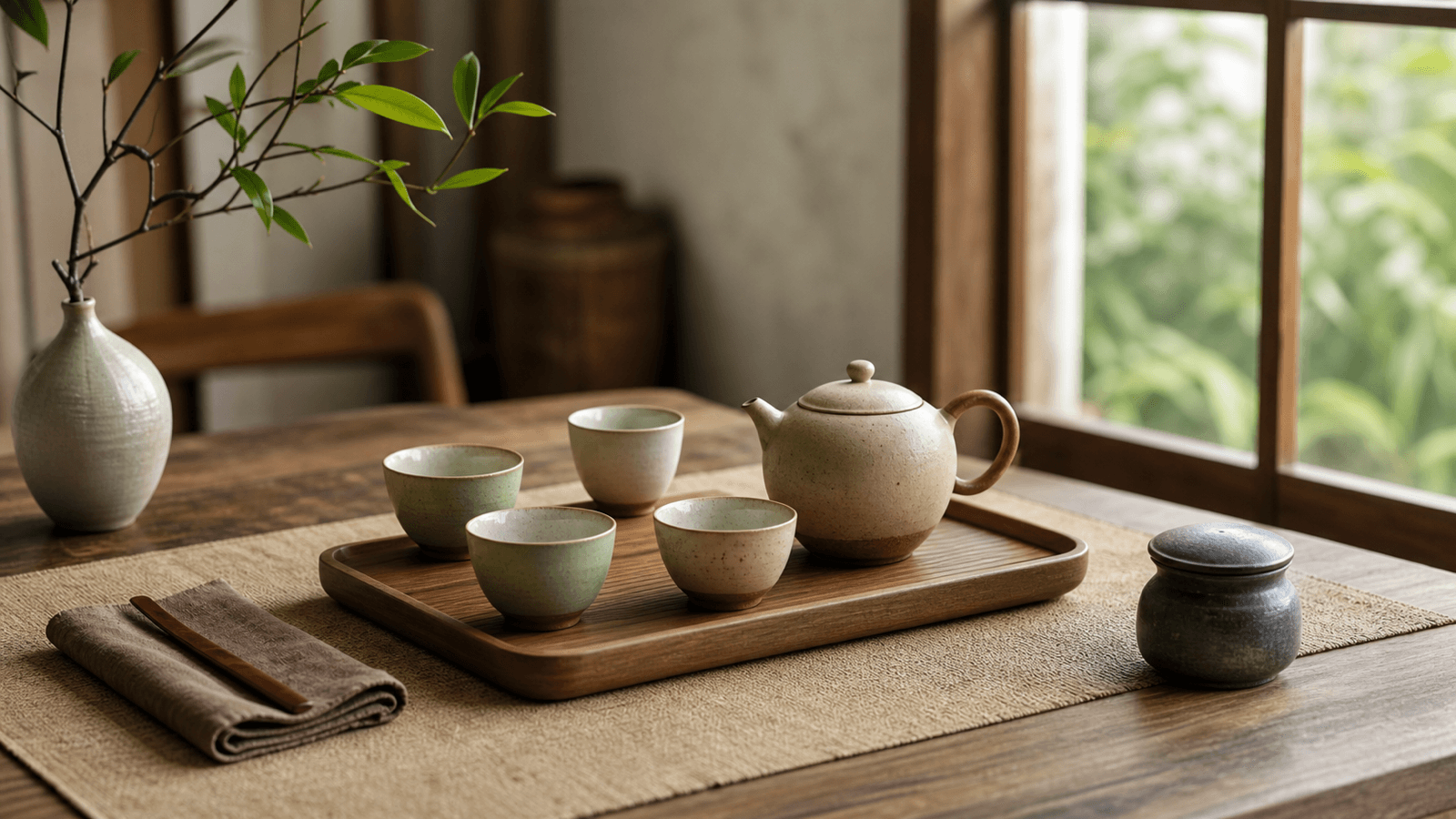 Bộ Ấm Trà Đạo: Chọn Ấm, Chén Và Cách Bày Bàn Trà Tại Nhà