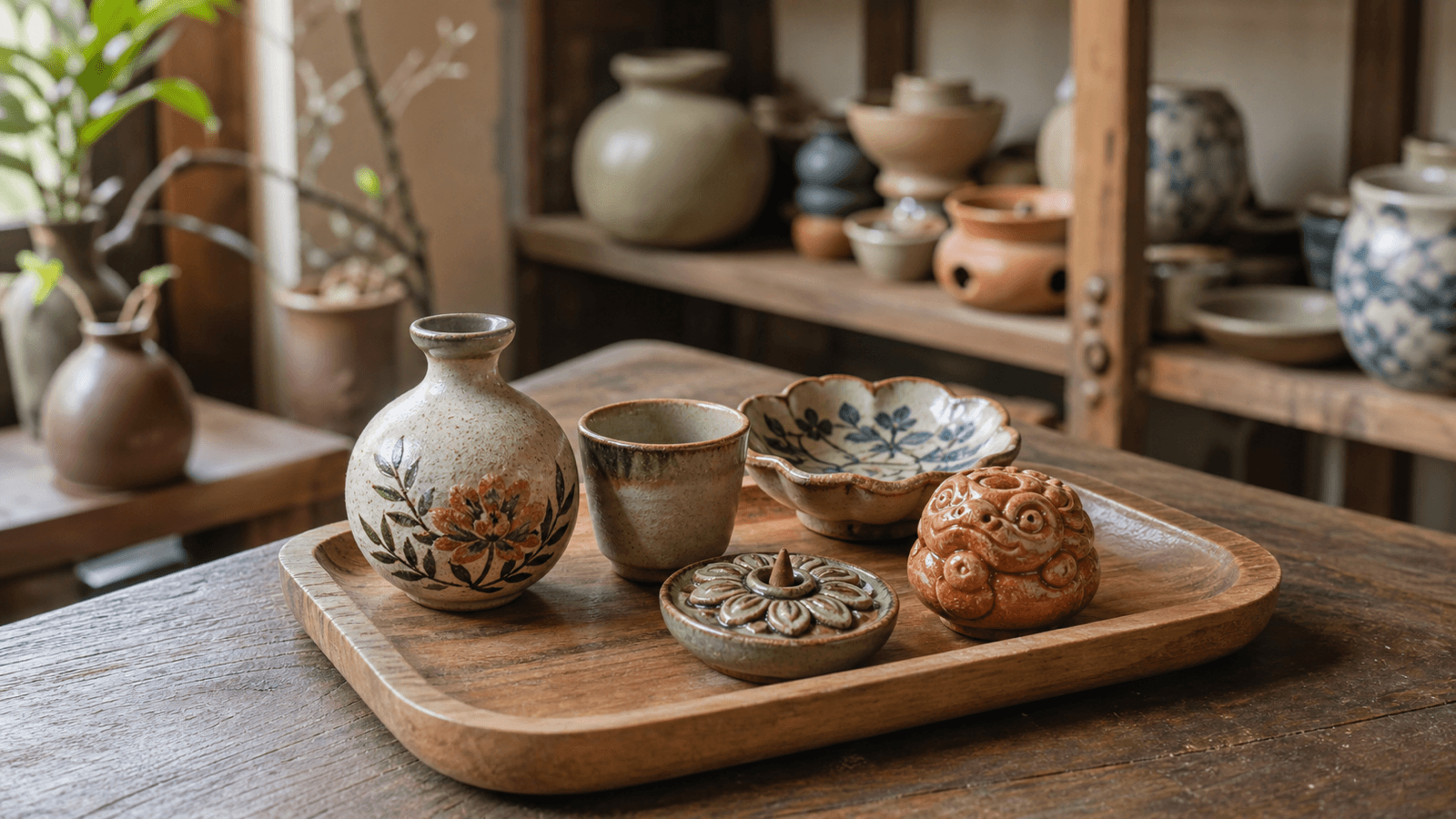 Đồ Lưu Niệm Gốm Sứ minh họa cho phần Vì sao gốm phù hợp làm quà lưu niệm?